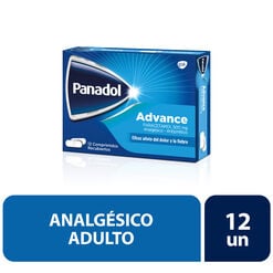 Product image of Panadol Advance 500mg x 12 Comprimidos - Glaxosmithkline chile