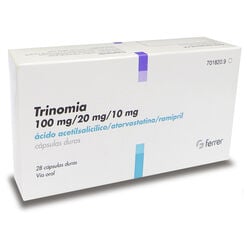 Trinomia 100 mg/20 mg/10 mg x 28 Cápsulas - Ferrer chile s.a.