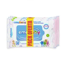 Emubaby Toallitas Humedas Three Pack