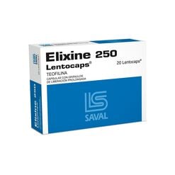 Elixine 250 mg x 20 Capsulas Con Granulos De Liberacion Prolongada - Saval s.a.