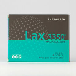 Product image of Lax 3350 Sachet 17 g x 7 Sobres Polvo Para Solución Oral - Andromaco s.a.