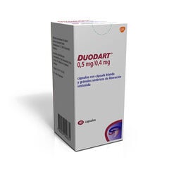 Duodart 0.5 mg/0.4 mg x 90 Cápsulas Blandas con Gránulos Entéricos de Liberación Sostenida - Glaxosmithkline chile