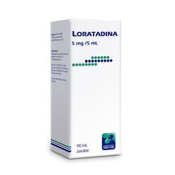 Loratadina 5 mg/5 ml x 90 ml Jarabe MINTLAB CO SA