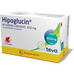 Hipoglucin 850 mg x 60 Comprimidos Recubiertos - Chile