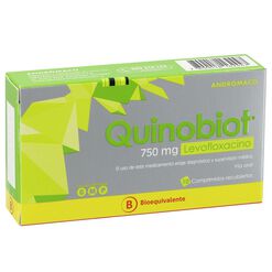 Quinobiot 750 mg x 10 Comprimidos Recubiertos - Andromaco s.a.