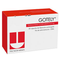 Product image of Gotely 0.4 mg x 30 Cápsulas de Liberación Prolongada - Tecnofarma s.a.