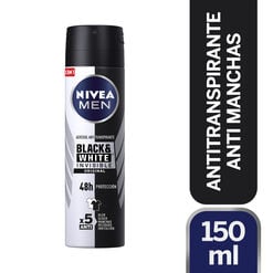Product image of DESODORANTE SPRAY NIVEA MEN INVISIBLE BLACK & WHITE 150 ML
