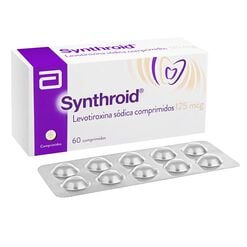 Synthroid 125 mcg Caja 60 Comp. - Recalcine s.a.