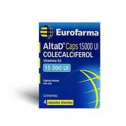 Product image of AltaD 15000 UI X 4 Cápsulas Blandas - Eurofarma chile