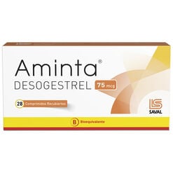 AMINTA Desogestrel 75 mcg 28 comprimidos - Saval s.a.