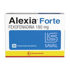 ALEXIA FORTE Fexofenadina clorhidrato 180 mg 30 comprimidos - Saval s.a.