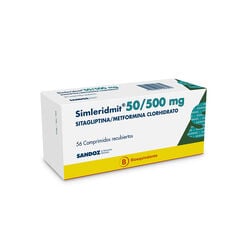 Simleridmit 50/500 x 56 Comprimidos Recubiertos - Novartis