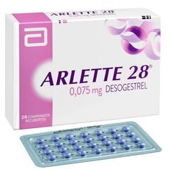 Arlette 28 0,075 mg x 28 Comprimidos Recubiertos - Recalcine s.a.