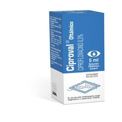 Ciproval 0,3% x 5 mL Solución Oftálmica - Saval s.a.