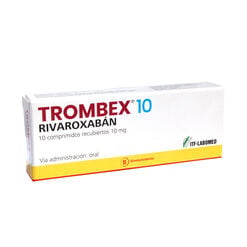 Trombex 10 mg x 10 Comprimidos Recubiertos - Itf - labomed