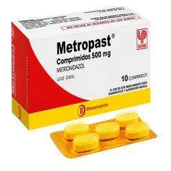 Metropast 500 mg x 10 Comprimidos - Pasteur