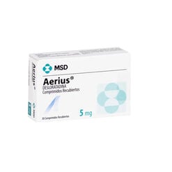 Aerius 5 mg x 30 Comprimidos Recubiertos - Organon chile s.p.a.