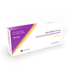 Bilidren 10 mg x 30 Comprimidos Bucodispersables (ODT) - Faes farma chile