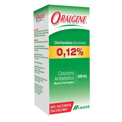 Oralgene 0,12 % Colutorio x 500 mL - Maver s.a.