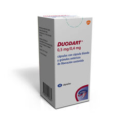 Duodart 0,5 mg / 0,4 mg x 30 Capsulas Blandas Con Granulos Entericos De Liberacion Sostenida - Glaxosmithkline chile