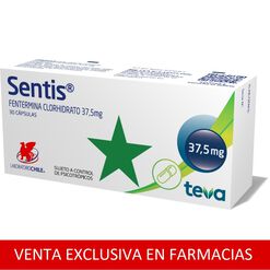 Sentis 37,5MG. Caja 30Cap - Chile