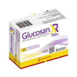 Glucosan XR 750 mg x 30 Comprimidos Recubiertos - Instituto sanitas s.a