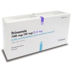 Trinomia 100 mg/20 mg/2.5 mg x 28 Cápsulas - Ferrer chile s.a.