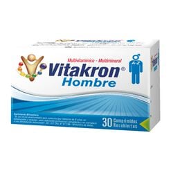 Product image of Vitakron Hombre x 30 Comprimidos Recubiertos