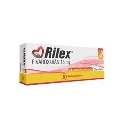 Rilex (Rivaroxaban 15 Mg) 28 Comp.Rec. - Instituto sanitas s.a