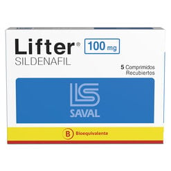 LIFTER Sildenafil 100 mg  5 comprimidos - Saval s.a.