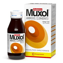 MUXOL JARABE PEDIÁTRICO Ambroxol Clorhidrato 300 mg 100 ml - Saval s.a.