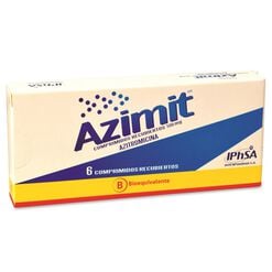 Azimit 500 mg x 6 Comprimidos Recubiertos - Interpharma