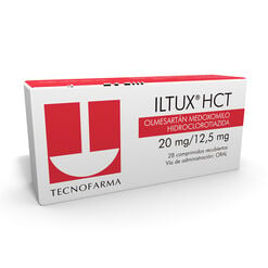 Iltux HCT 20 mg/12.5 mg x 28 Comprimidos Recubiertos - Tecnofarma s.a.