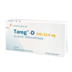 Tareg D 320 mg/12.5 mg x 28 Comprimidos Recubiertos - Axon