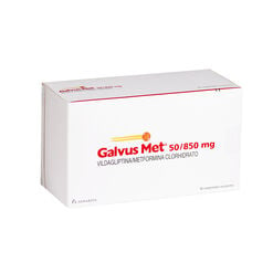 Galvus Met 50 mg/850 mg x 56 Comprimidos Recubiertos - Axon