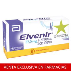 Elvenir 37,5mg. Caja 30 Comp. Rec. - Recalcine s.a.