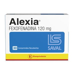 ALEXIA Fexofenadina clorhidrato 120 mg 30 comprimidos - Saval s.a.