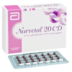 Norvetal 20 CD x 28 Comprimidos Recubiertos - Lafi