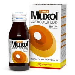 MUXOL JARABE ADULTO Ambroxol Clorhidrato 600 mg 100 ml - Saval s.a.