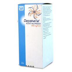 Product image of Depakene 250 mg/5 mL x 120 mL Jarabe - Abbott