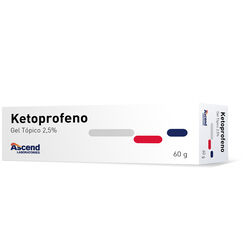 Ketoprofeno 2,5 % x 60 g Gel Topico - Ascend