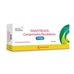 Anastrozol 1 mg x 30 Comprimidos Recubiertos - Seven pharma chile spa