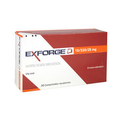 Exforge-D 10 mg/320 mg/25 mg x 28 Comprimidos Recubiertos - Novartis