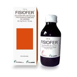 Fisiofer 800 mg/15 ml x 120 ml Jarabe - Itf - labomed