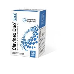 Clavinex Duo CD 875 mg/125 mg x 14 Comprimidos Dispersables - Saval s.a.