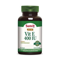 SUNVITLIFE VITAMINA E 400 IU 60CAP BLAND