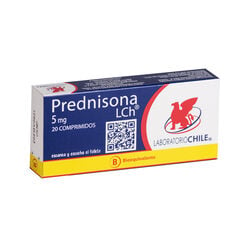 Prednisona 5 mg x 20 Comprimidos CHILE