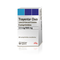 Trayenta Duo 2.5 mg/500 mg x 60 Comprimidos Recubiertos - Boehringer ingelheim