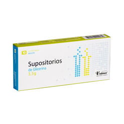 Supositorios De Glicerina 3,5 g x 10 Supositorios - Valma