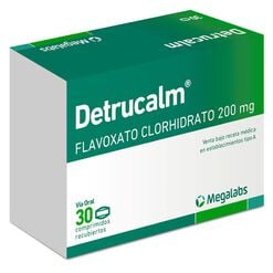 Product image of Detrucalm 200 mg x 30 Comprimidos Recubiertos - Megalabs chile s.a